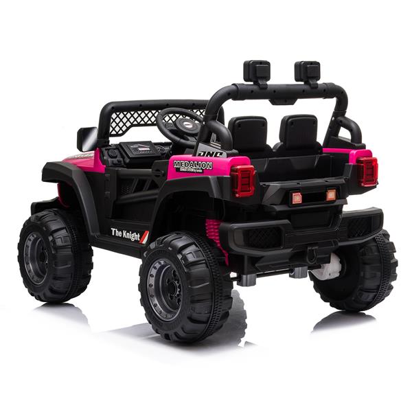 BBH-016 Dual Drive 12V 4.5A.h with 2.4G Remote Control off-road Vehicle Rose Red 6cc08b-1a