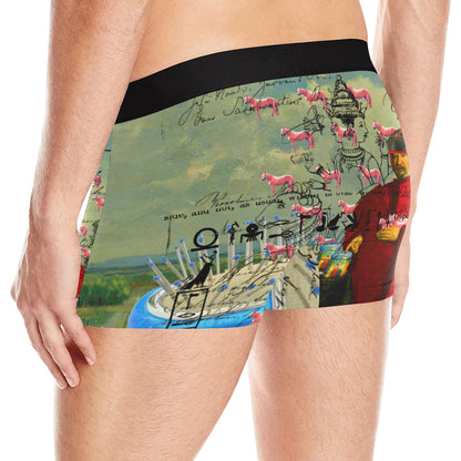 I FOUND THEM IN THERE III Men's All Over Print Boxer Briefs Apricot Astraeus