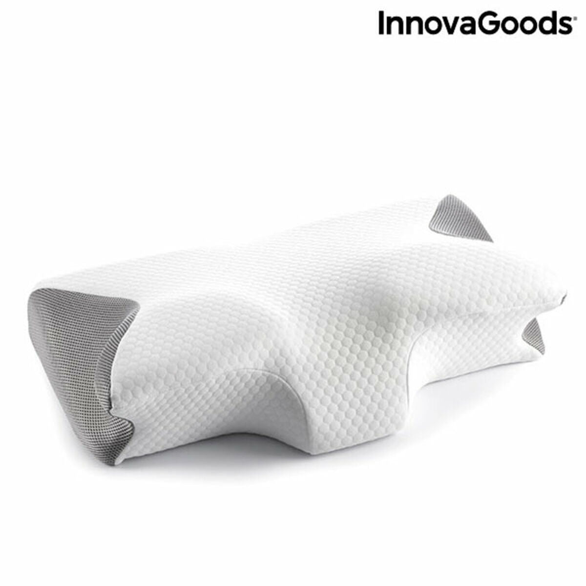 Viscoelastic Neck Pillow with Ergonomic Contours Conforti InnovaGoods Bigbuy