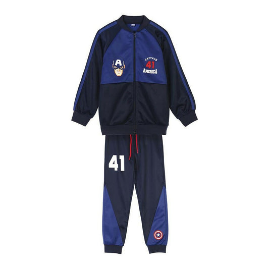 Children’s Tracksuit Marvel Blue Bigbuy