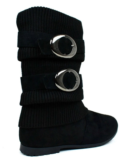 Leggings Love Boot Black Turquoise Thanatos