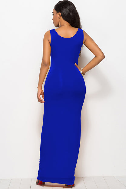 Scoop Neck Wide Strap Maxi Dress Trendsi