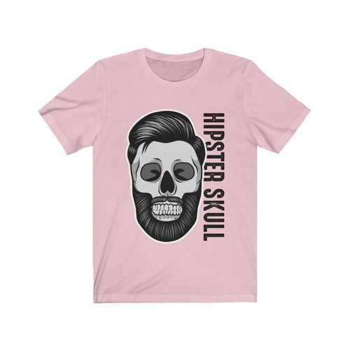 Hipster Skull Popculture Graphic T-Shirt Plum Charlie