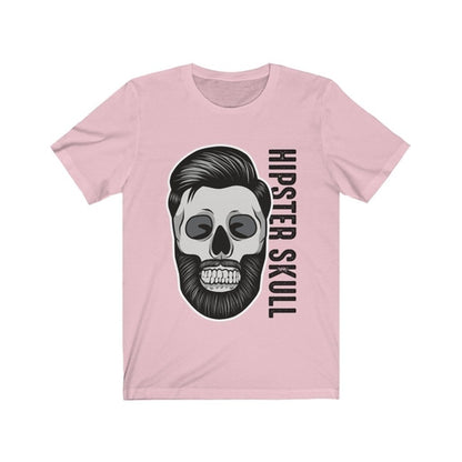 Hipster Skull Popculture Graphic T-Shirt Plum Charlie