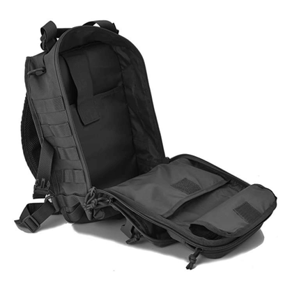 Tactical Medium Sling Range Bag Black Lavender