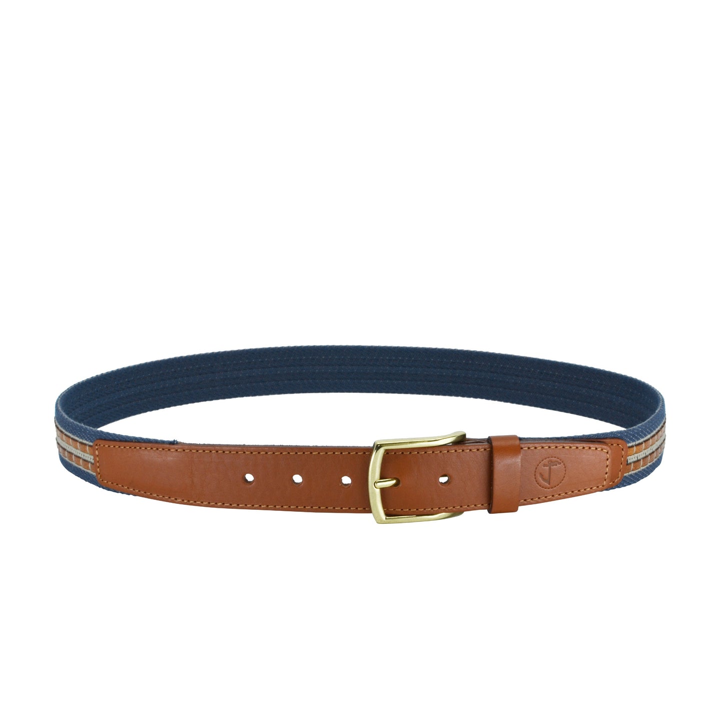 Canvas and Leather Belt Scotia Amethyst Hestia