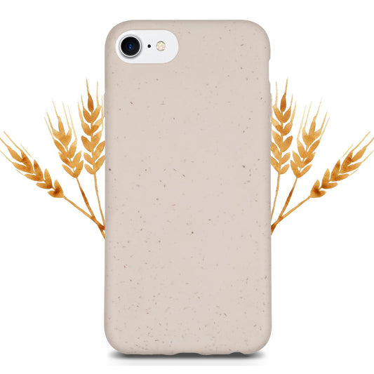 Biodegradable phone case - Natural White Tan Lily