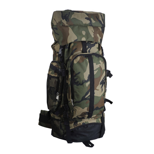 Camouflage 30" Hiking/Camping Water-Resistant Mountaineer's Backpack Lime Sycamore