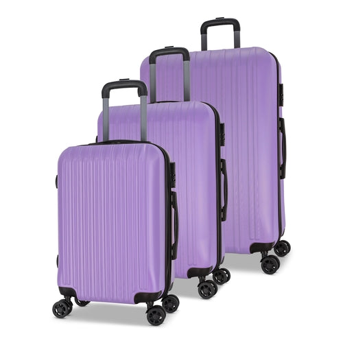 3 piece Luggage Set Grove Collection Periwinkle Zeus