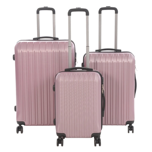 3 piece Luggage Set Grove Collection Periwinkle Zeus