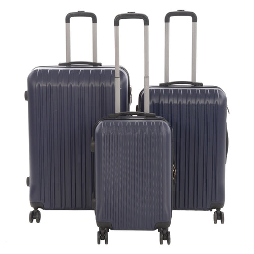 3 piece Luggage Set Grove Collection Periwinkle Zeus