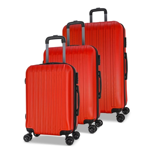 3 piece Luggage Set Grove Collection Periwinkle Zeus