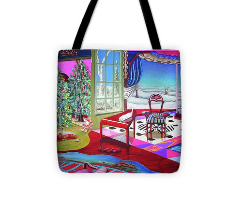 Christmas Painting - Tote Bag Lavender Coco