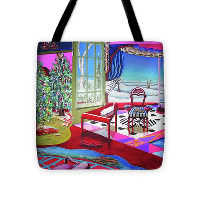 Christmas Painting - Tote Bag Lavender Coco