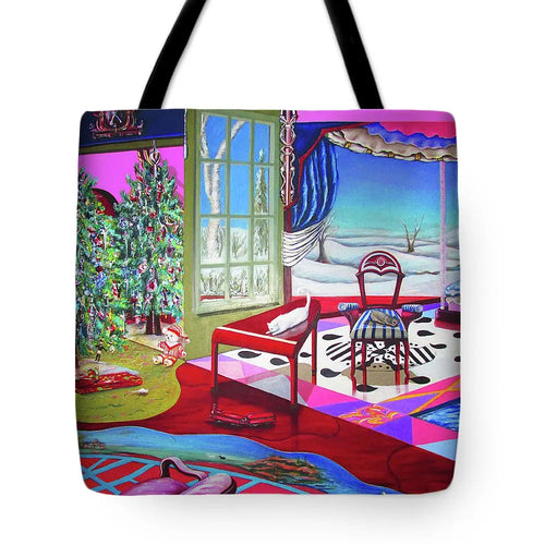 Christmas Painting - Tote Bag Lavender Coco