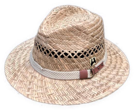 Rush Straw 'Zion' Indiana Hat Violet Medea