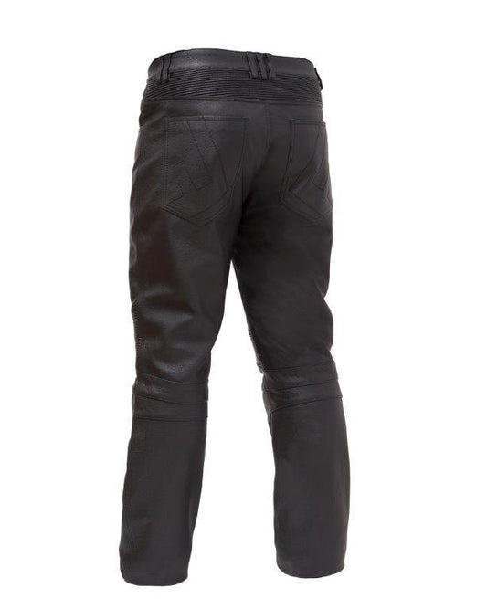 Smarty - Men's Leather Pants Orange Pontus