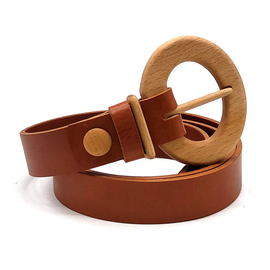 Luxury Wood Belt Fuji Happiness 304 Green Beech