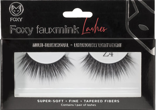 Foxy Fauxmink Eye Lashes Model  Z4, Grey Hephaestus