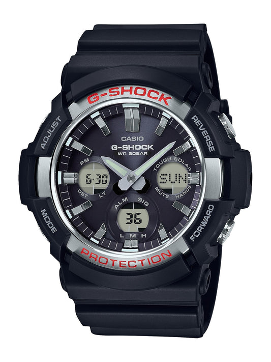 Casio Men's 'G SHOCK' Quartz Resin Casual Watch, Color Black (Model: Yellow Crius