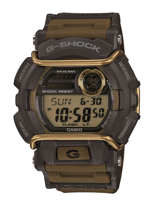 G-Shock GD400-9CS Men's Black Resin Sport Watch Yellow Crius