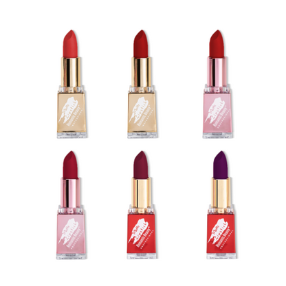 Art Gallery Matte Lipsticks - Red Fuchsia Zeus