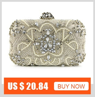 Diamond Evening Clutch Bag For Women Wedding Golden Clutch Purse Chain Lavender Coco