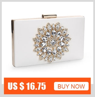 Diamond Evening Clutch Bag For Women Wedding Golden Clutch Purse Chain Lavender Coco