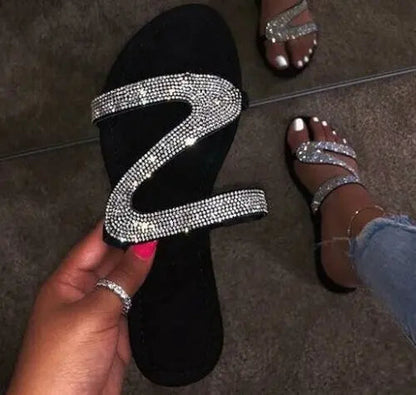 2021 Bling Bling Slides Women's summer beach slippers