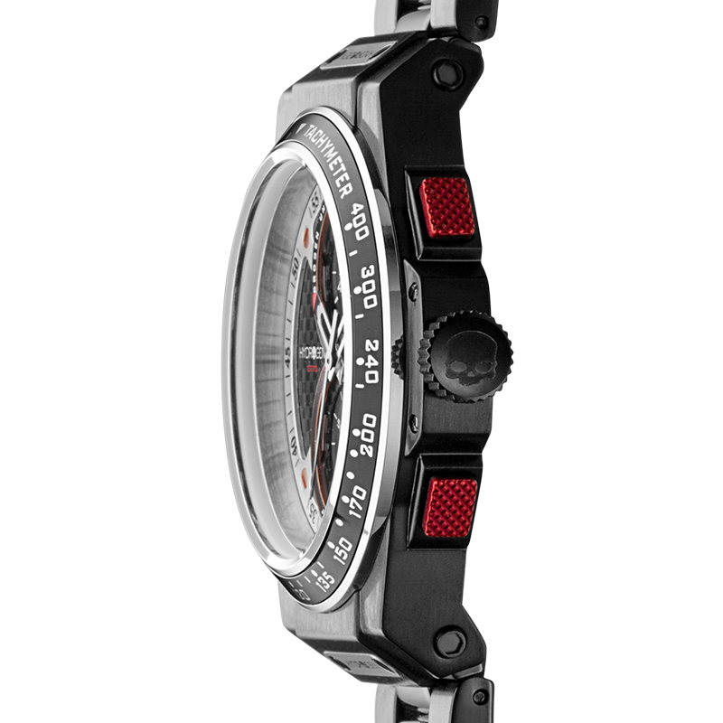 Otto Chrono All Black Bracelet Ruby Alcestis