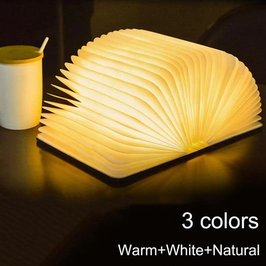 Portable LED Book Decor Night Light Yellow Pandora