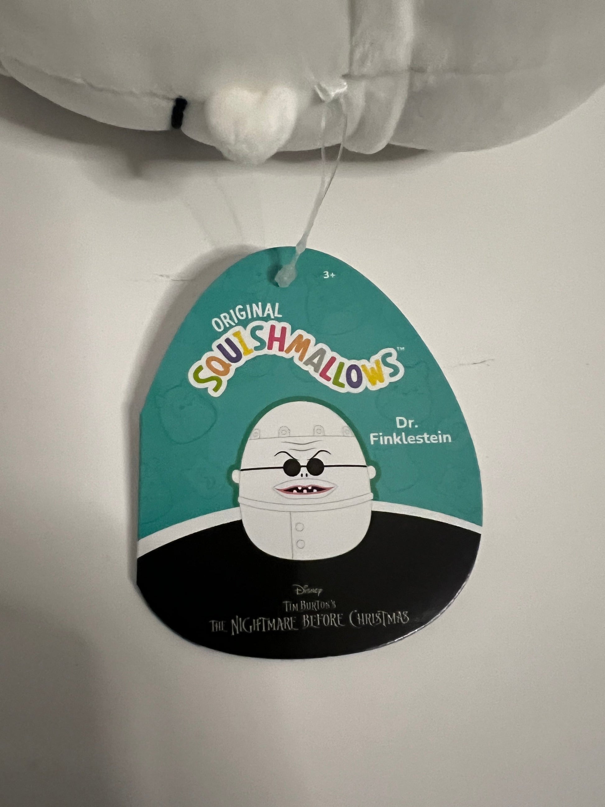 Squishmallows Original Disney 8" Dr Finklestein plush toy from 2024 Kelly Toy.