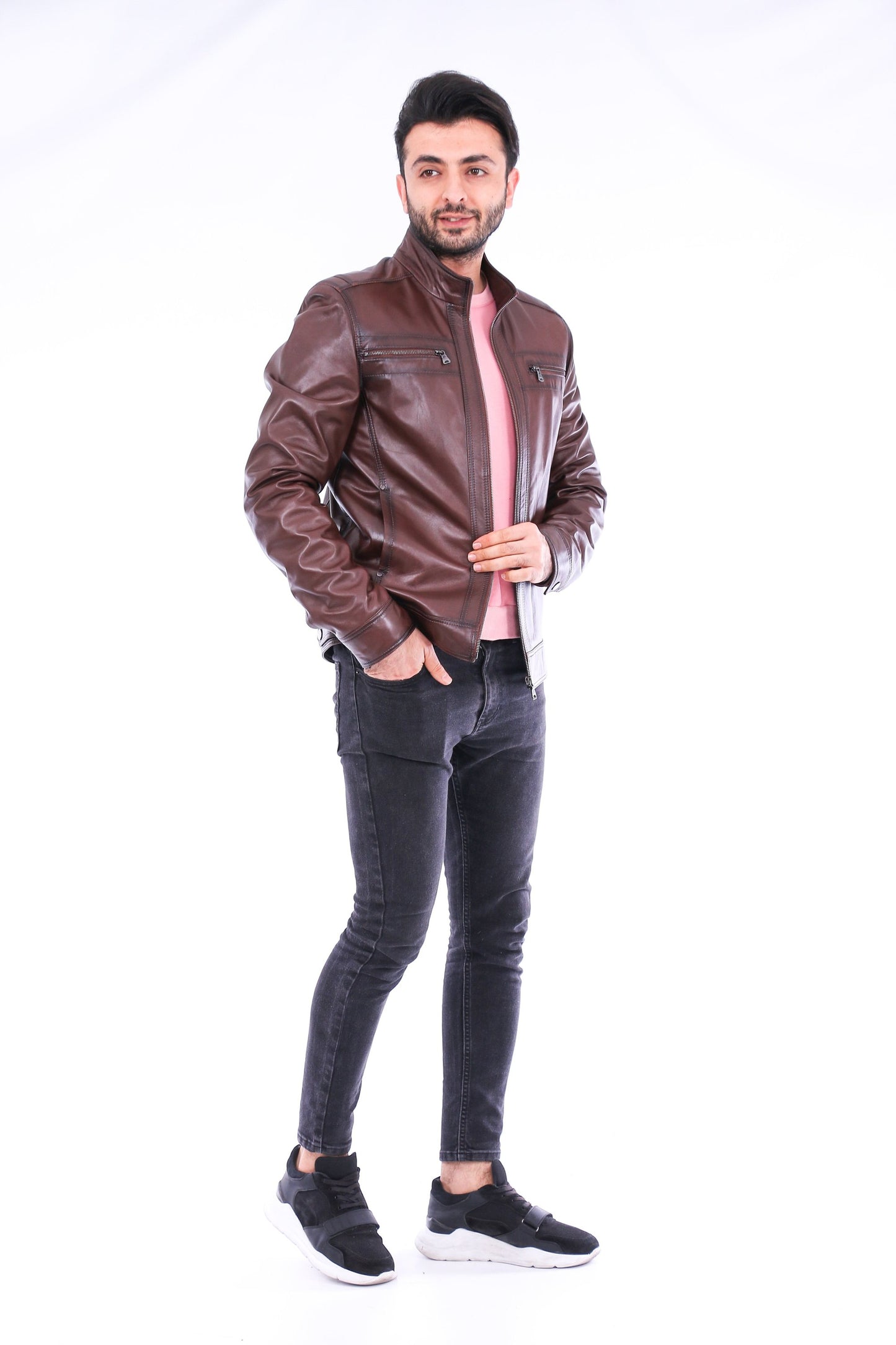 Imperia Biker Jacket Sangria Iapetus