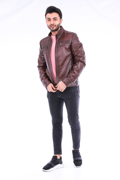 Imperia Biker Jacket Sangria Iapetus