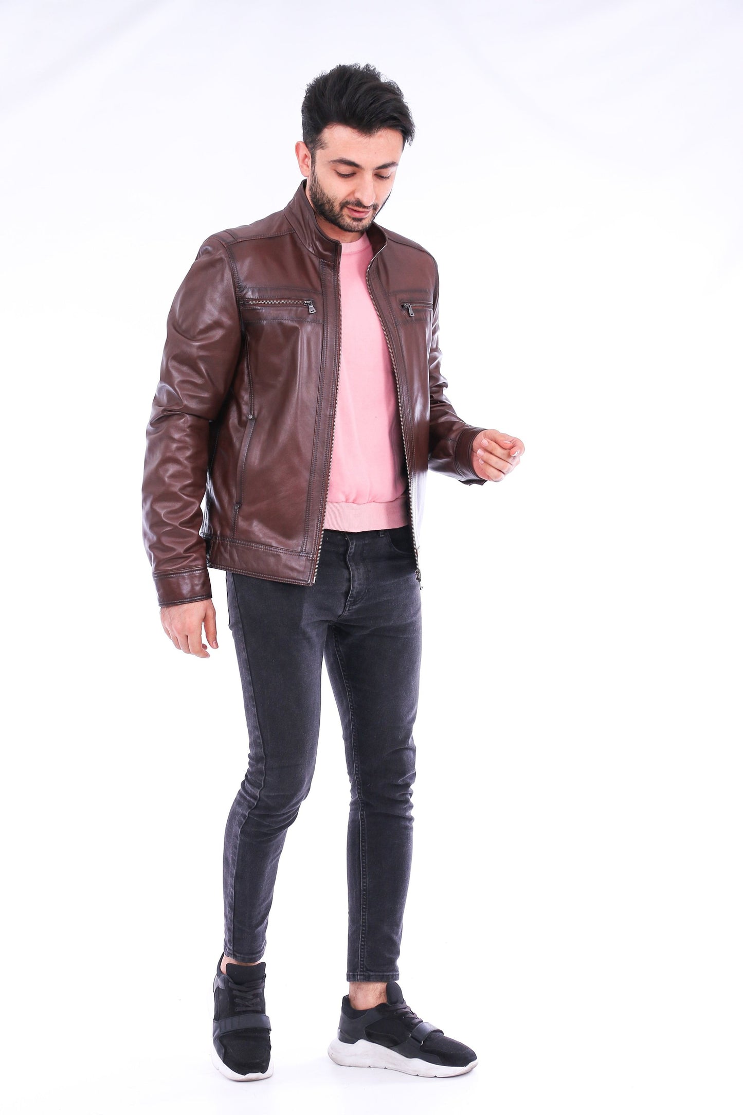 Imperia Biker Jacket Sangria Iapetus