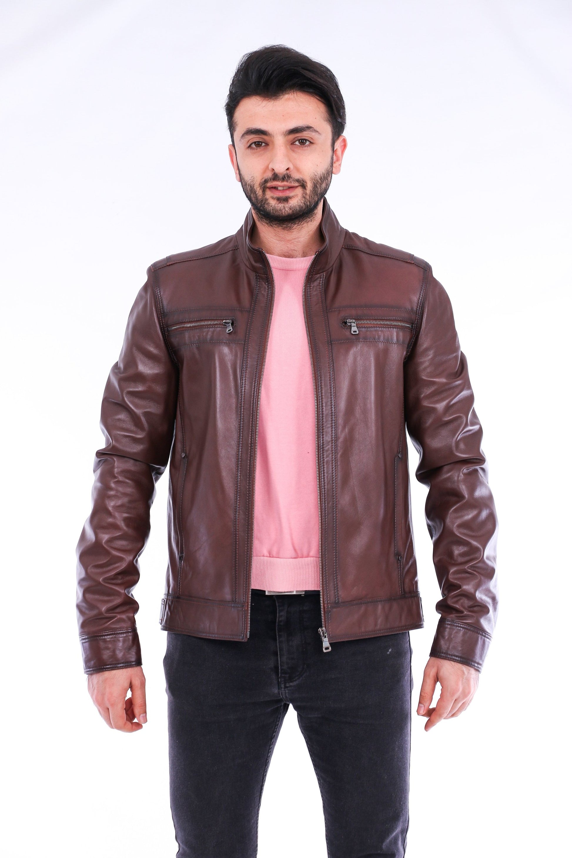 Imperia Biker Jacket Sangria Iapetus