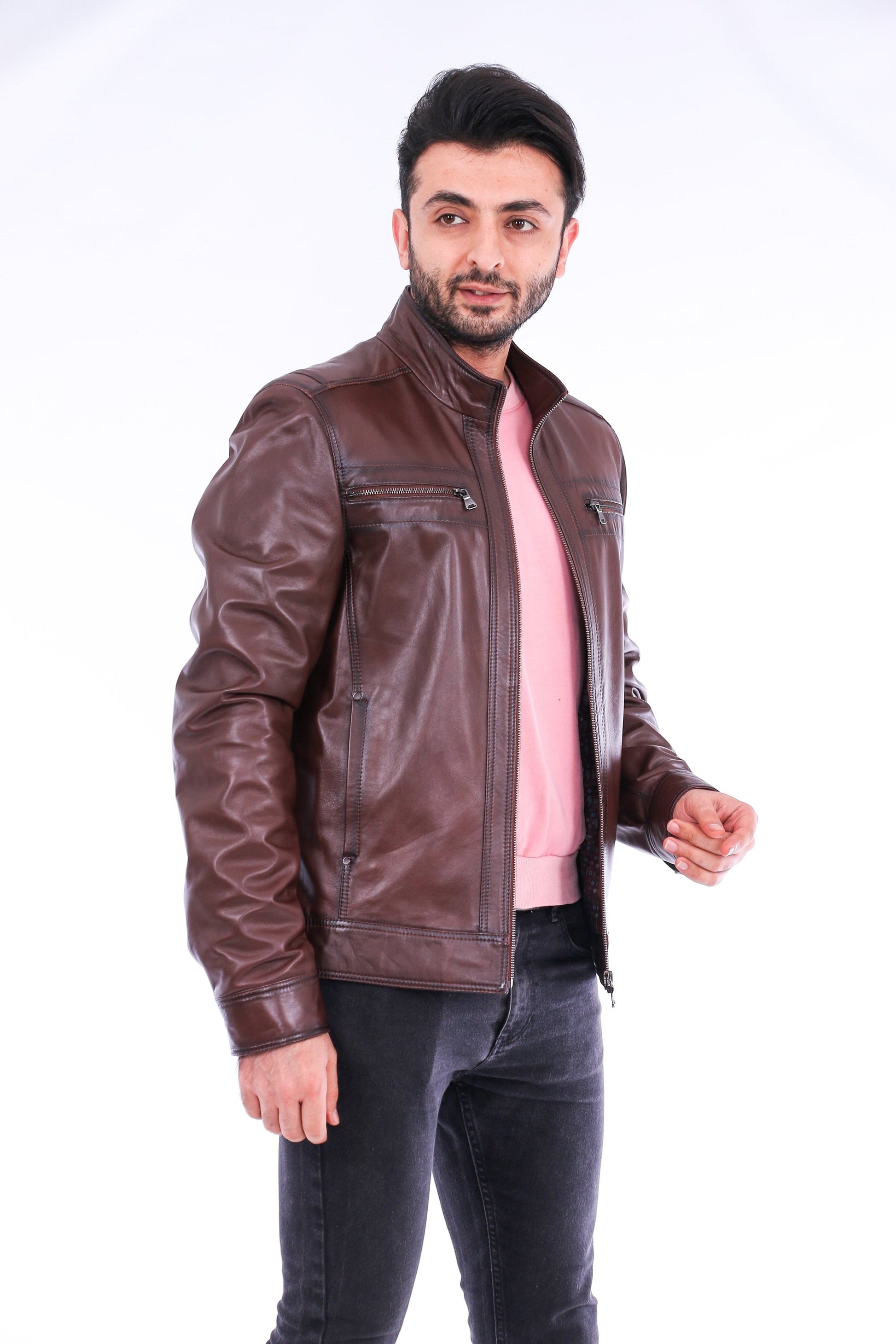 Imperia Biker Jacket Sangria Iapetus