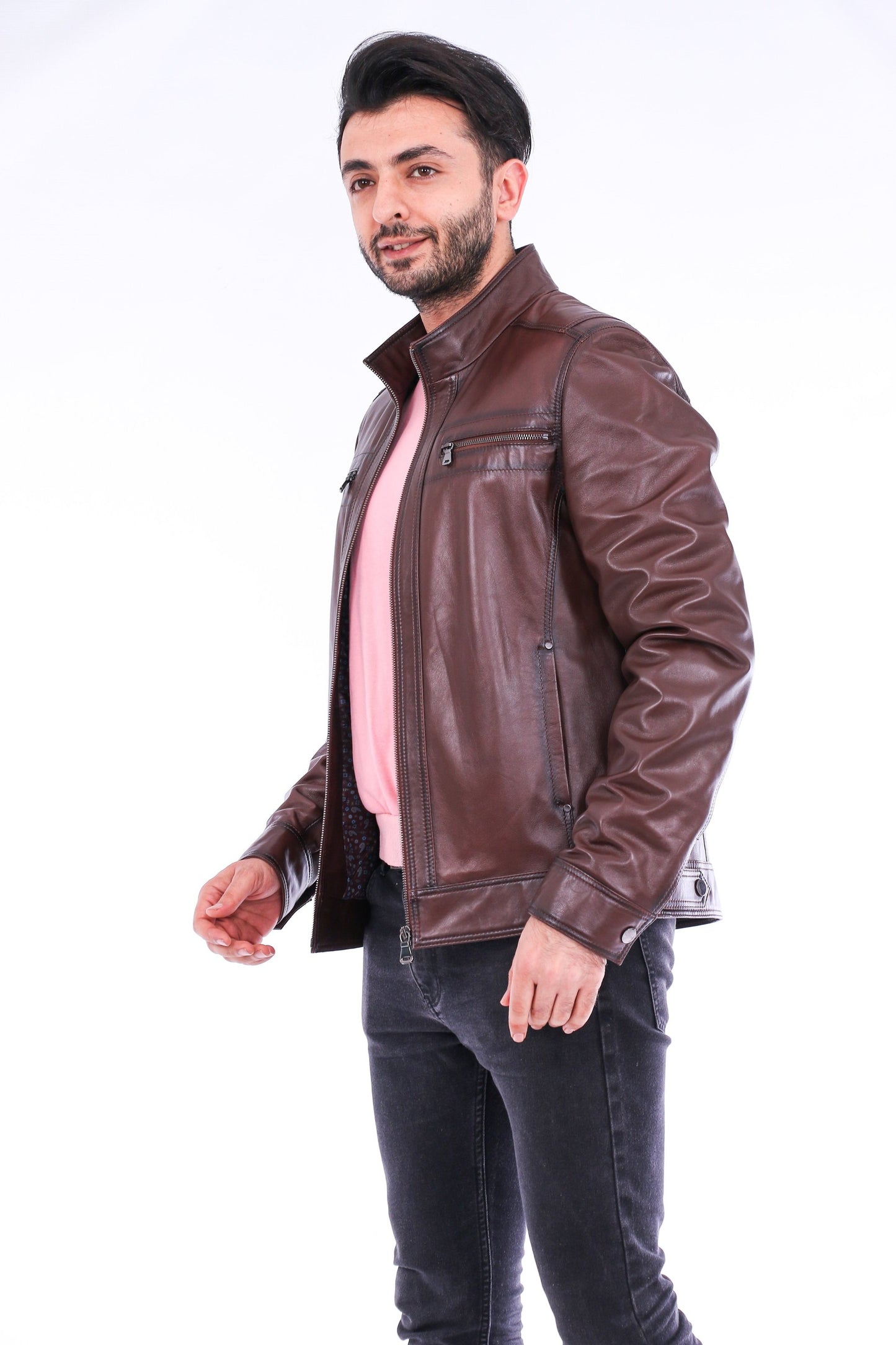 Imperia Biker Jacket Sangria Iapetus