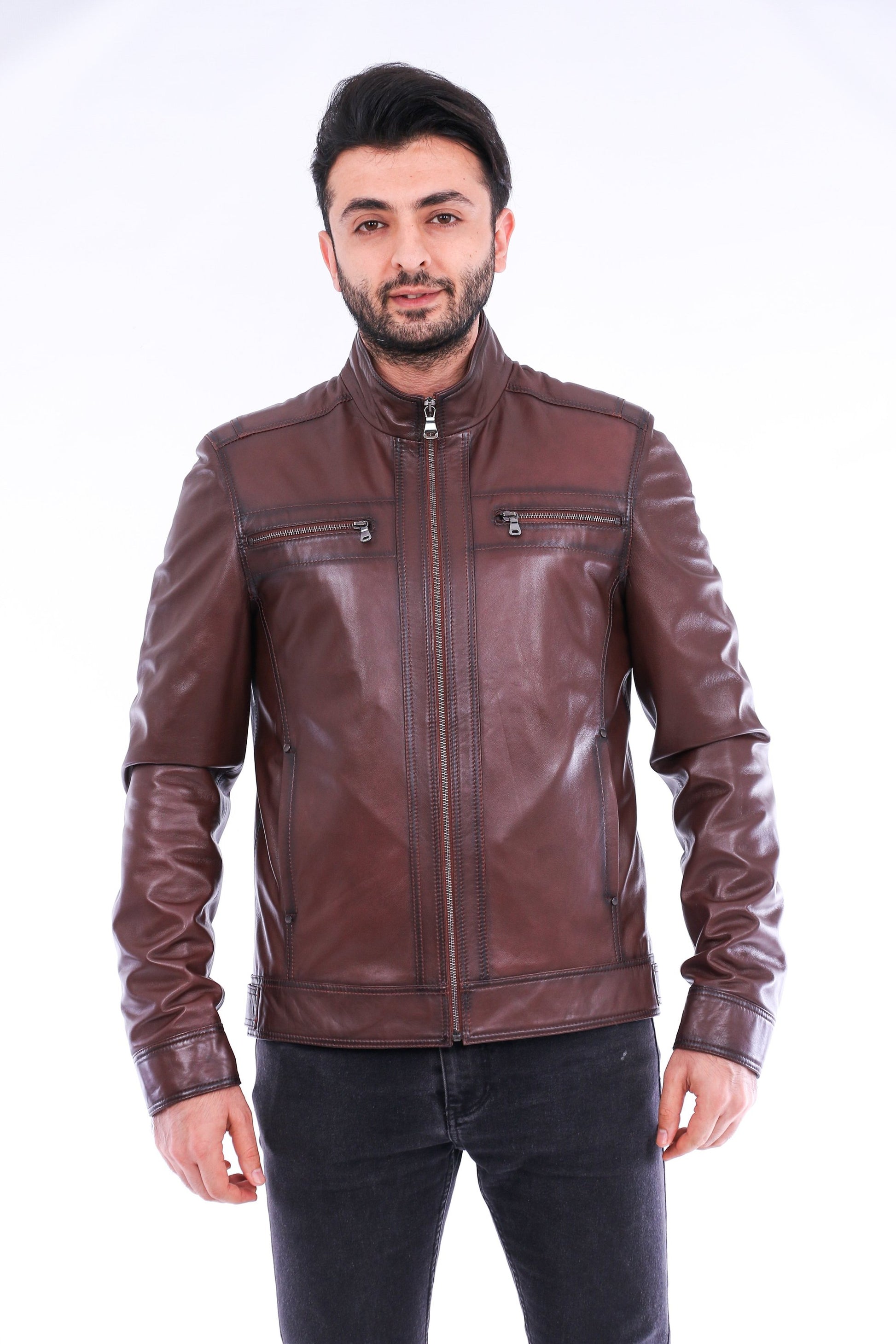 Imperia Biker Jacket Sangria Iapetus