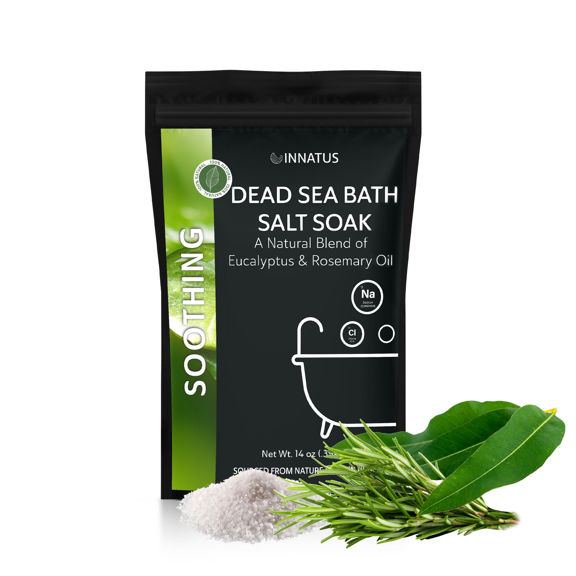 Dead sea soothing bath salt soak with 21 minerals Sky Sooty