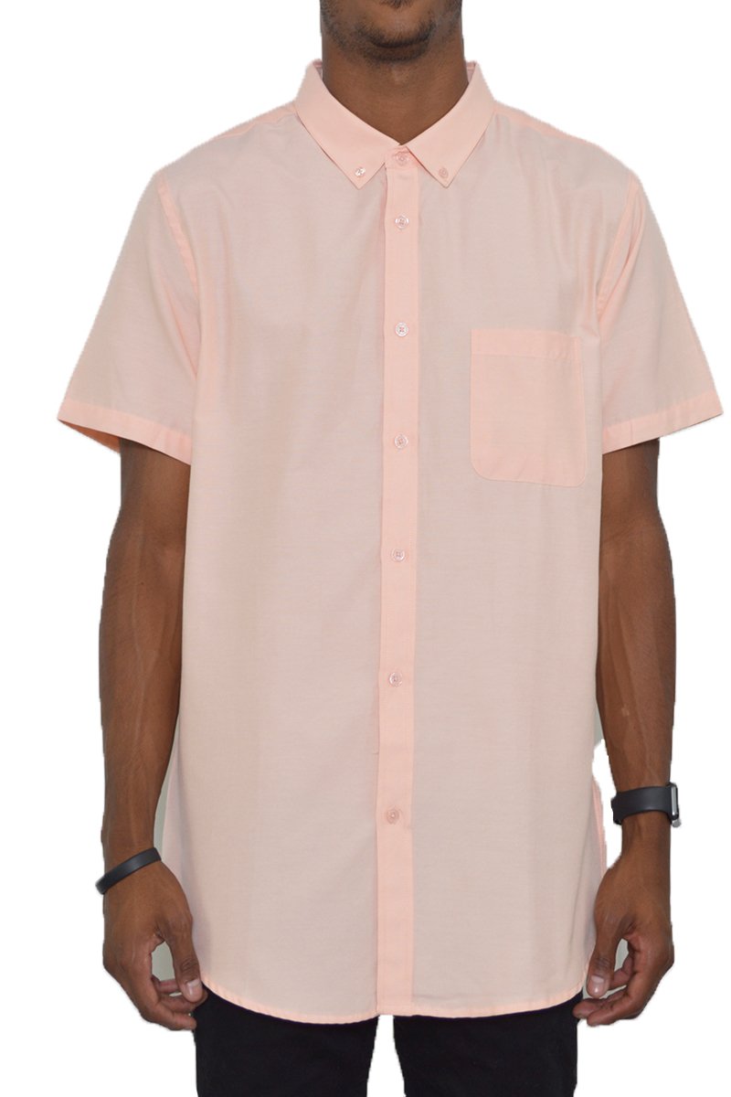 SIGNATURE SHORT SLEEVE BUTTON DOWN SHIRT Lime Milo