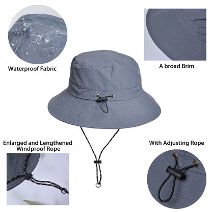 Sun Hat Quick Dry Waterproof Women Lightweight Fishing Hat with Maroon Asteria