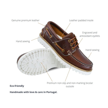 Women Boat Shoe Alankuda Amethyst Hestia