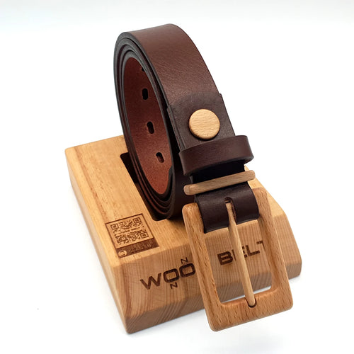 Luxury Wood Belt Sagarmatha Brave 304 Green Beech