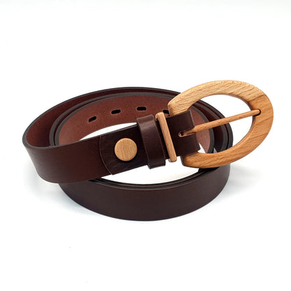 Luxury Wood Belt Sagarmatha Clever 304 Green Beech