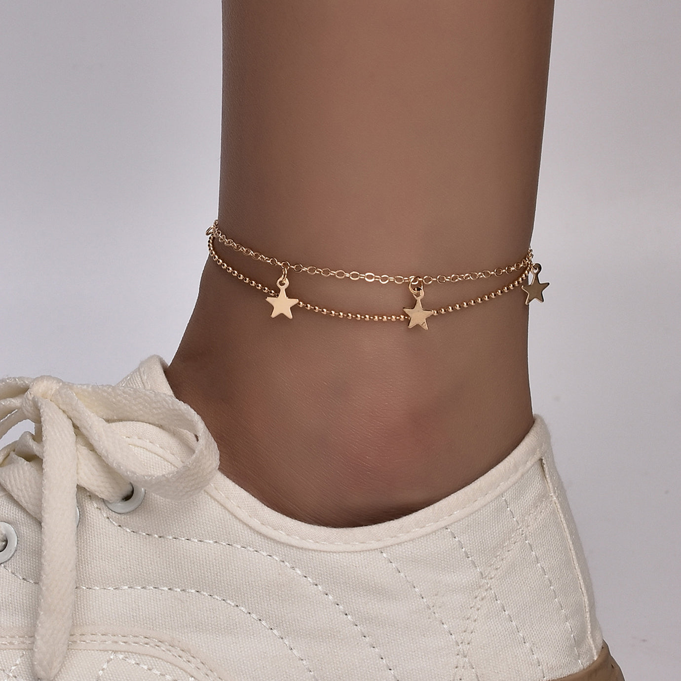 Boho Butterfly Charm Anklet For Women Gold/Silver Red Iphigenia