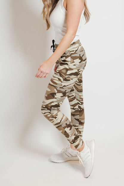 Ultra Soft Joggers Camo Desert Fuchsia Lily