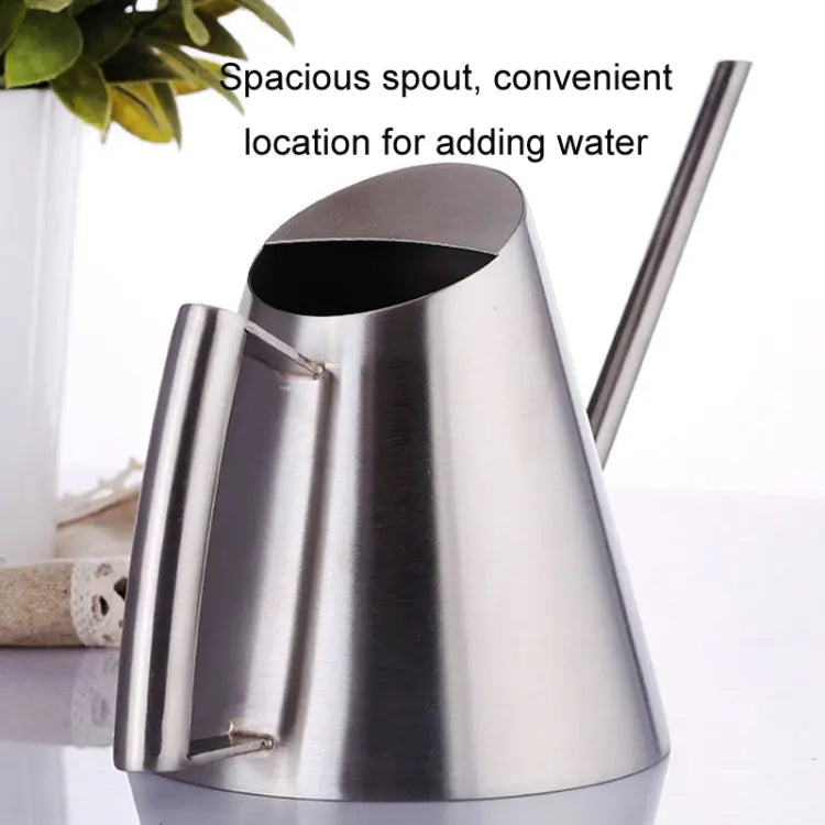 Household Gardening Stainless Steel Long Spout Watering Pot, Size: Chocolate Chronos