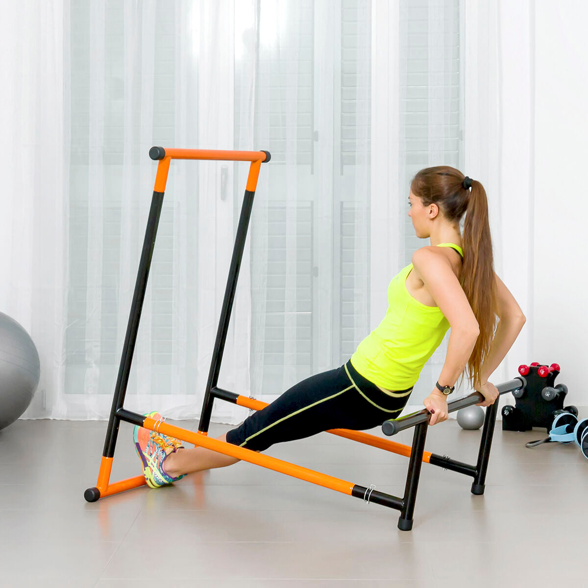 Full Body Pull-Up Station with Exercise Guide InnovaGoods Bigbuy