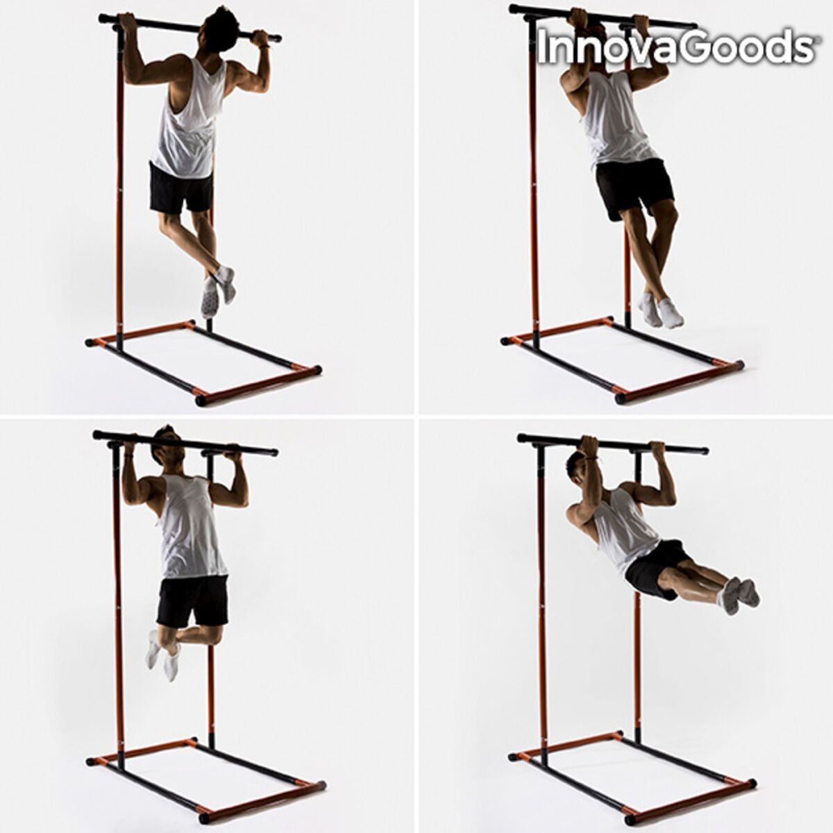 Full Body Pull-Up Station with Exercise Guide InnovaGoods Bigbuy